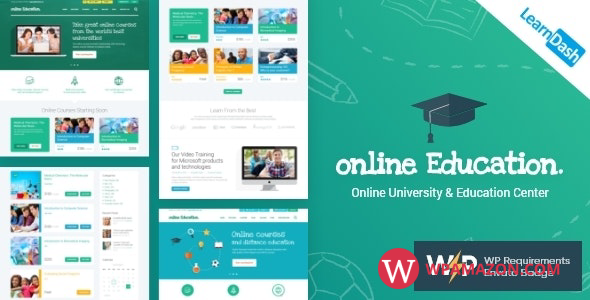 Education Center v3.6.5 – LMS Online University & School Courses Studying WordPress Theme