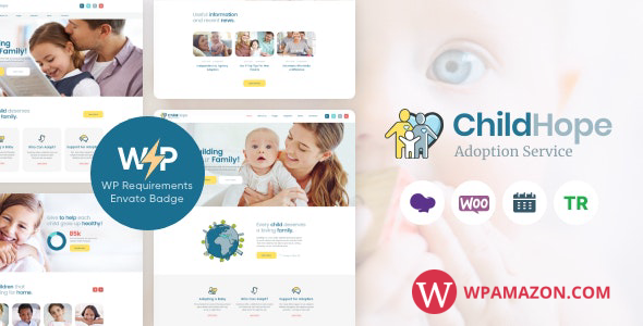 ChildHope v1.1.4 – Child Adoption Service & Charity Nonprofit WordPress Theme