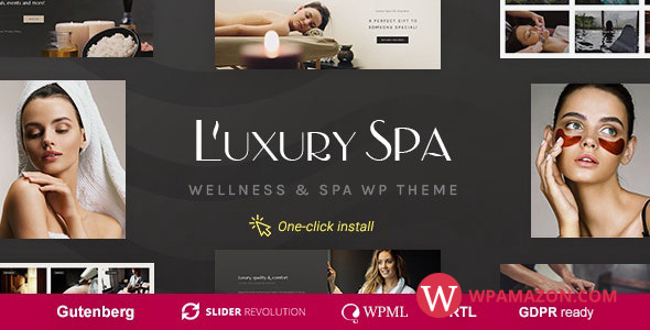 Luxury Spa v1.1.7 – Beauty Spa & Wellness Resort Theme