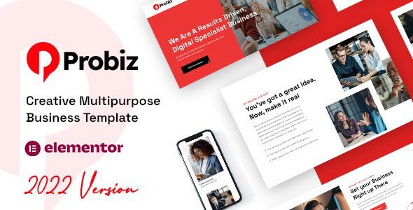 Probiz v4.0 – An Easy to Use and Multipurpose Business and Corporate WordPress Theme
