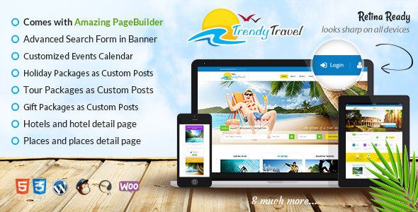 Trendy Travel v5.7 – Multipurpose Tour Package WP Theme