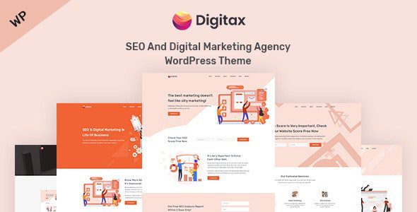 Digitax v1.1.3 – SEO & Digital Marketing Agency WordPress Theme