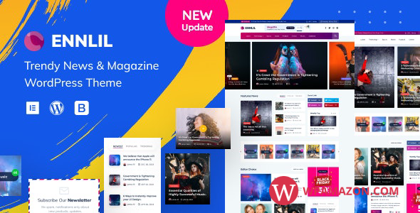 Ennlil v1.0.1 – Modern Magazine WordPress Theme