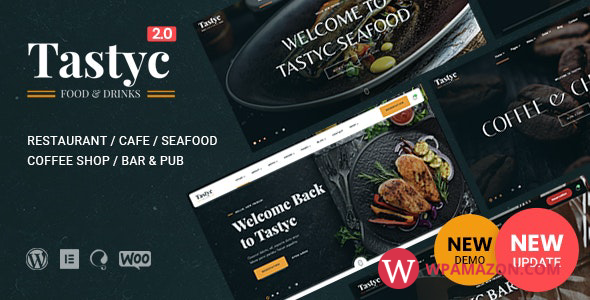 Tastyc v1.3.8 – Restaurant WordPress Theme