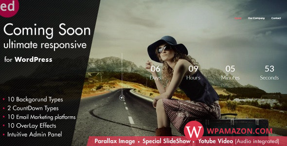 Coming Soon CountDown v3.8 – Responsive WordPress Plugin