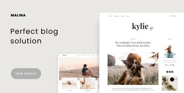 Malina v2.4.0 – Personal WordPress Blog Theme