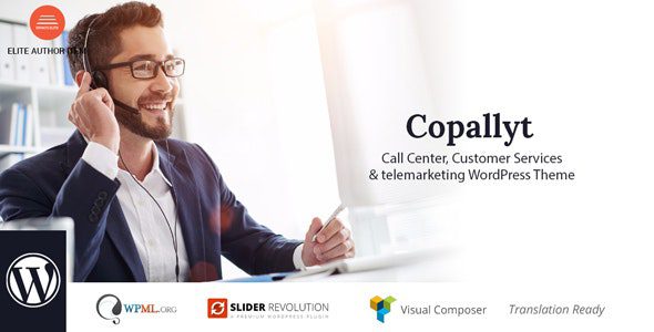 Copallyt v4.3 – Call Center & Telemarketing WordPress Theme