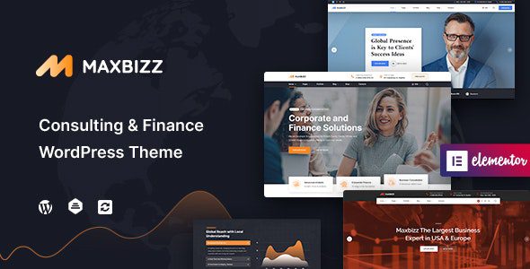 Maxbizz v1.2.1 – Consulting & Financial Elementor WordPress Theme