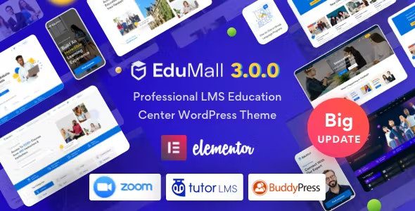 EduMall v3.3.0 – Professional LMS Education Center WordPress Theme