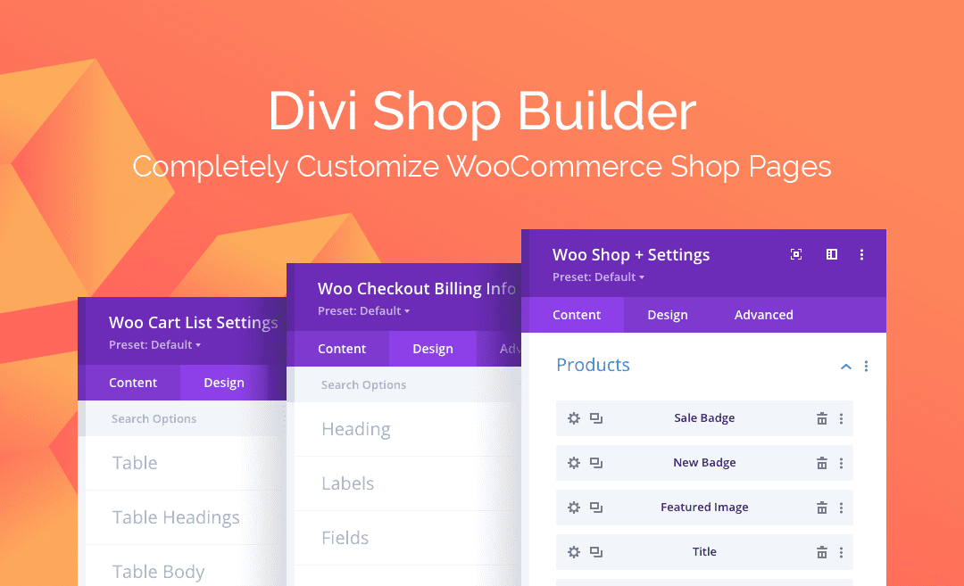 Divi Shop Builder For WooCommerce v1.2.17