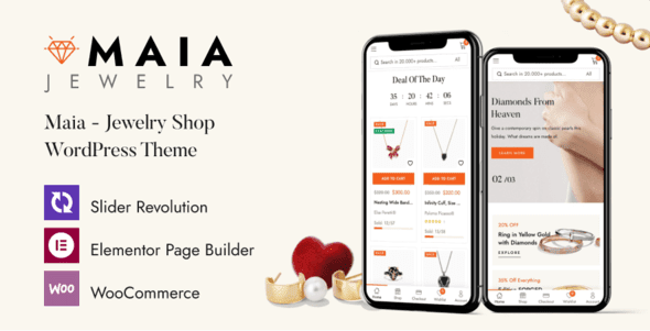 Maia v1.0.6 – Jewelry Shop WordPress Theme