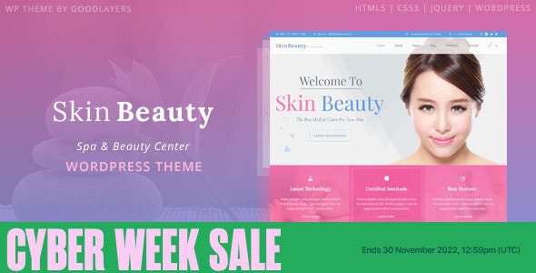 Skin Beauty v1.3.5 – Beauty | Spa | Salon WordPress Theme