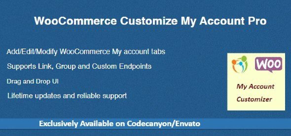 WooCommerce Customize My Account Pro v1.2.0