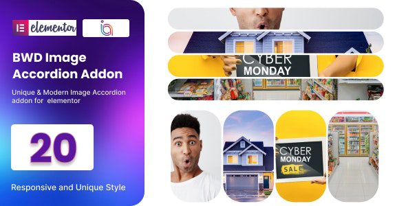 Image Accordion addon for elementor v1.0