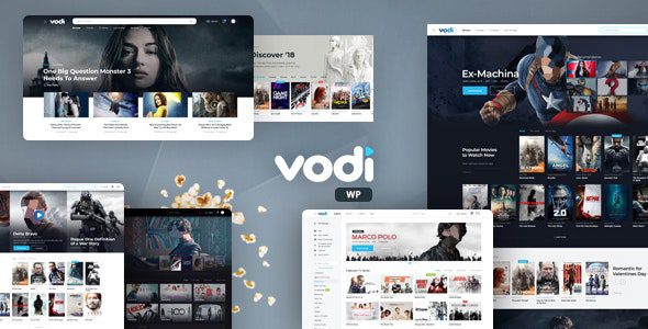 Vodi v1.2.10 – Video WordPress Theme for Movies & TV Shows