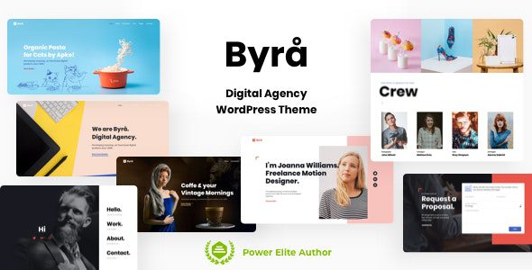 Byra v1.1.1 – Simple Portfolio WordPress Theme