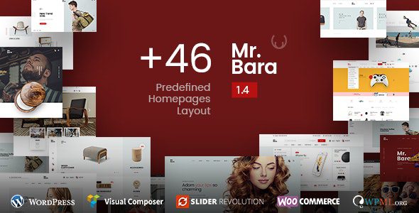 Mr.Bara v1.9.2 – Responsive Multi-Purpose eCommerce Theme