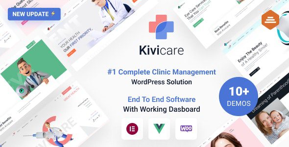 KiviCare v2.1.2 – Medical Clinic & Patient Management WordPress Theme