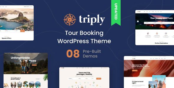 Triply v2.2.7 – Tour Booking WordPress Theme
