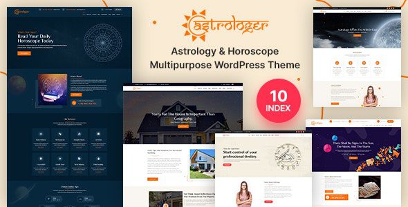 Astrologer v1.0.5 – Horoscope and Astrology WordPress Theme