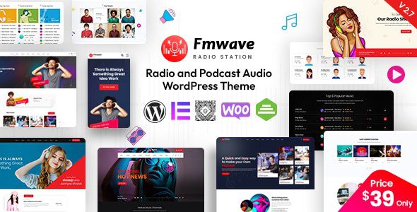 Fmwave v2.7 – Radio Station WordPress Theme + RTL