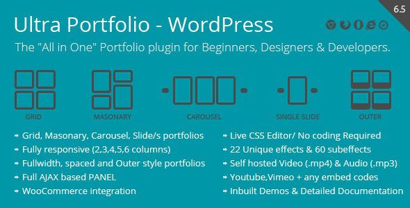 Ultra Portfolio v6.5 – WordPress
