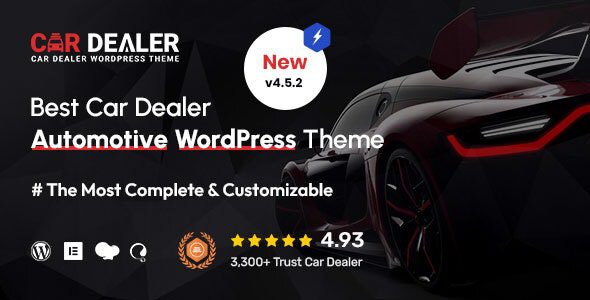 Car Dealer v4.5.2 – Automotive Responsive WordPress Theme