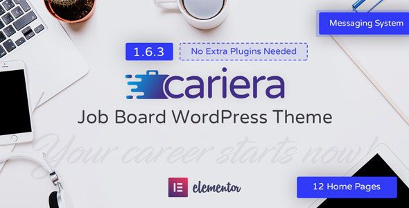 Cariera v1.6.2 – Job Board WordPress Theme