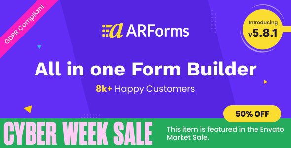 ARForms v5.8.1 – WordPress Form Builder Plugin