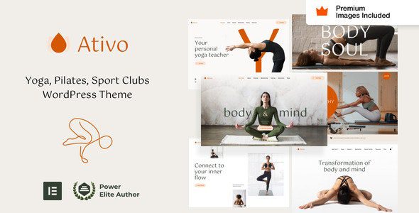 Ativo v5.3 – Pilates Yoga WordPress Theme
