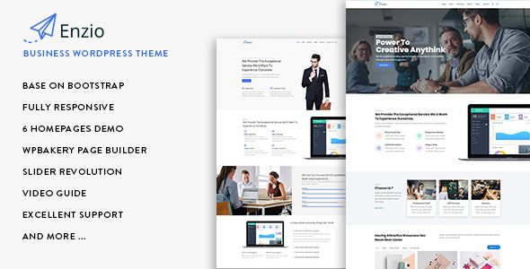 Enzio v1.1.2 – Responsive Business WordPress Theme