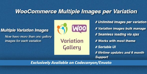 WooCommerce Multiple Images per Variation v1.3.2