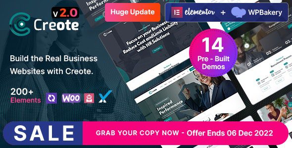 Creote v1.6.1 – Consulting Business WordPress Theme