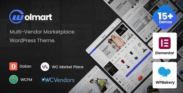 Wolmart v1.2.1 – Multi-Vendor Marketplace WooCommerce Theme