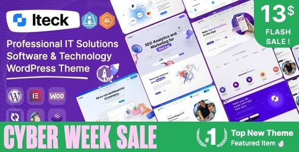 Iteck v1.0.6 – Software & Technology WordPress Theme