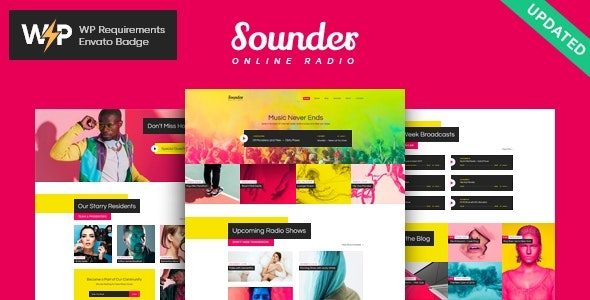 Sounder v1.3.3 – Online Radio WordPress Theme