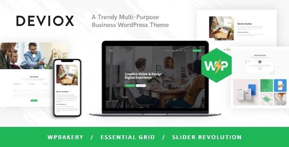 Deviox v1.2.4 – A Trendy Multi-Purpose Business Theme