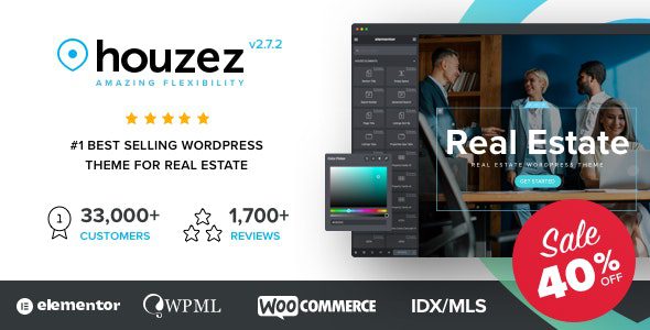 Houzez v2.7.2 – Real Estate WordPress Theme