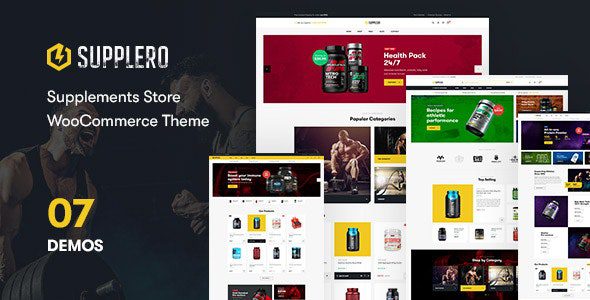 Supplero v1.2.0 – Supplement Store WooCommerce Theme