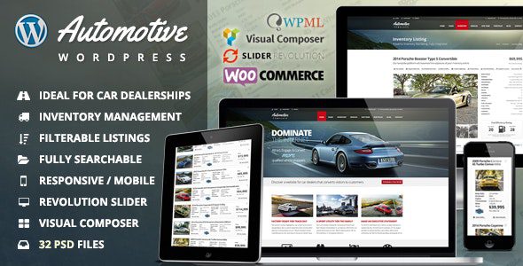 Automotive v12.7 – Car Dealership Business WordPress Theme