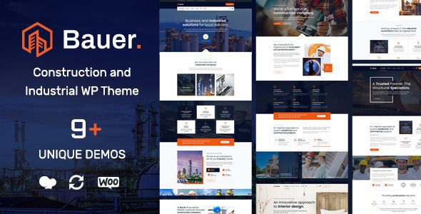 Bauer v1.19 – Construction and Industrial WordPress Theme