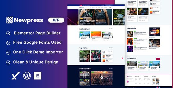 Newpress v1.0 – Blog Magazine WordPress Theme