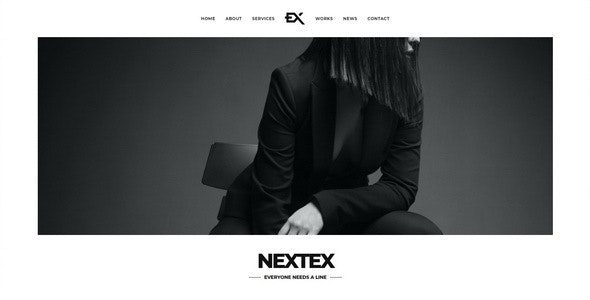 Nextex v1.0 – One Page Photography WordPress Theme