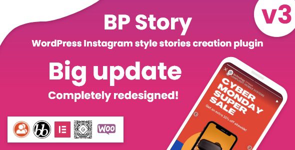 BP Story v3.1.4 – Instagram style stories for WordPress