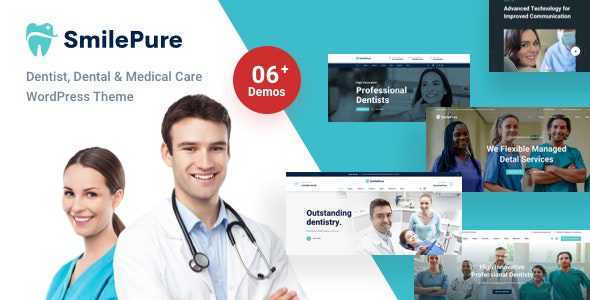 SmilePure v1.3.7 – Dental & Medical Care WordPress Theme